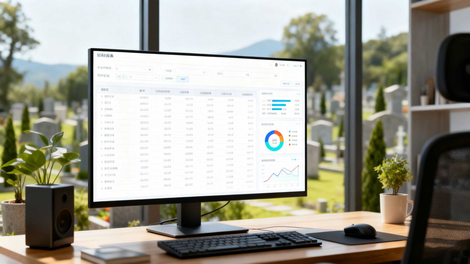 玉龙山公墓管理系统截界面