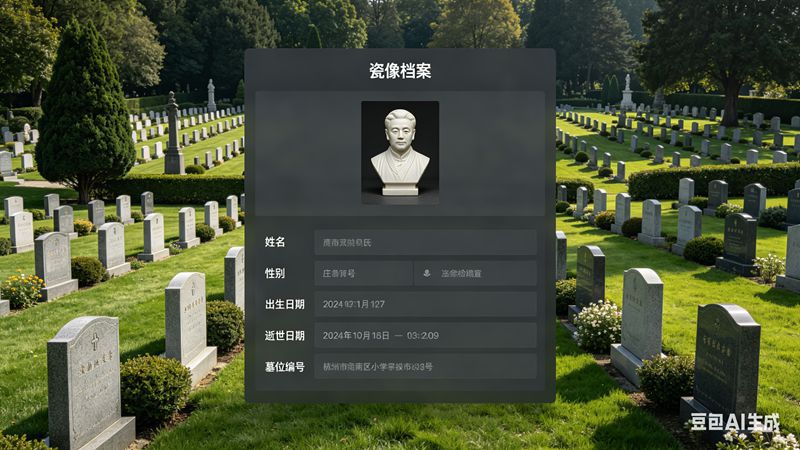 科技赋能，温情续航——公墓管理系统推动瓷像管理规范化发展