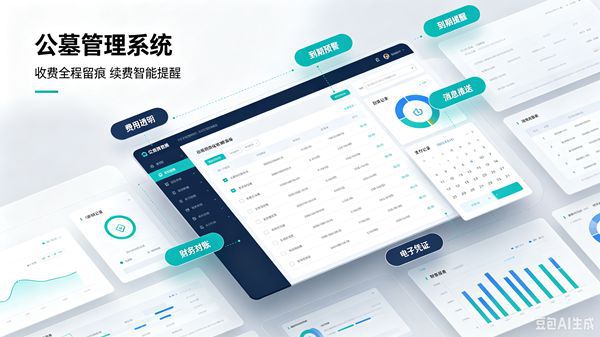 殡葬数字化全覆盖，公墓管理系统兼容全品类墓园适配各地民政管理政策